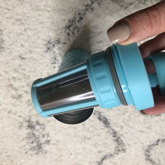 New Davids Tea Insulated Infuser Travel Tea Mug - Picture 6 of 7